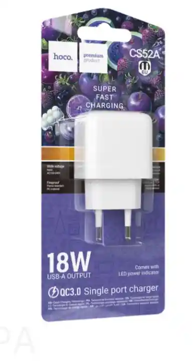 Adaptador Usb Hoco 18w