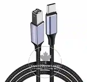 Cable Usb-c A Impresora 1 Mt Welkonex