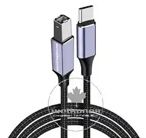Cable Usb-c A Impresora 1 Mt Welkonex
