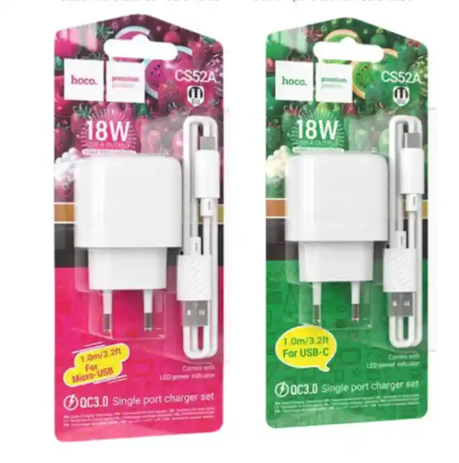 Cargador Hoco 18w