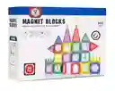 Bloques Magnetico Juego Didactico 34 Pcs Niños