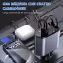 4 En 1 Cargador Retráctil De Coche De Carga Rápida De 120w