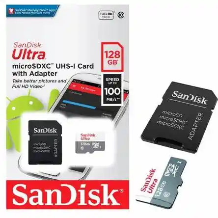 Tarjeta De Memoria Microsdhc Sandisk 128gb
