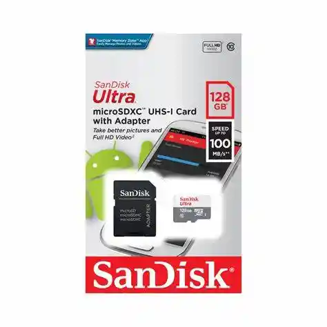Tarjeta De Memoria Microsdhc Sandisk 128gb