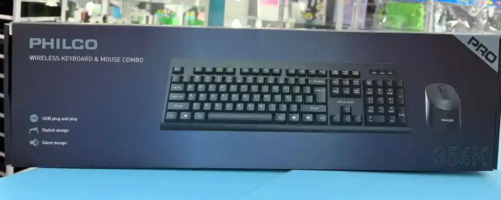 Teclado Philco Inalambrico +mouse 354k