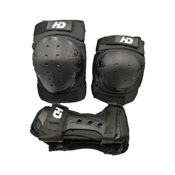 Set De Protecciones Hd Black Adulto Talla M