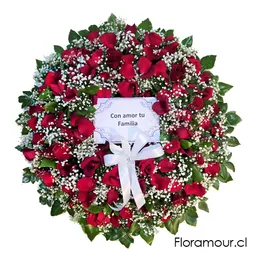 Corona De Pétalos Rojos