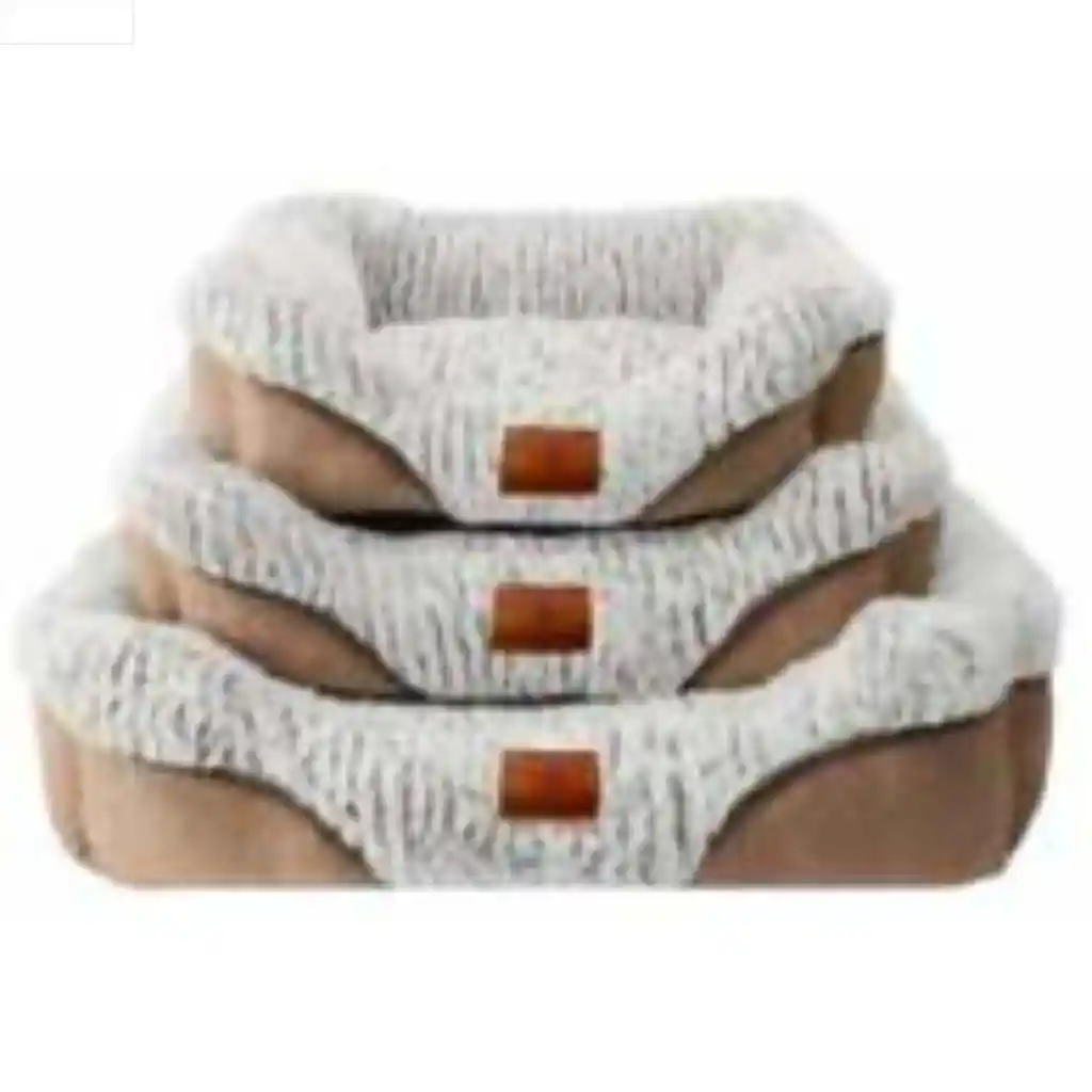 Wonder Dog - Cama Acolchada Café "l" Para Perros (70*60*20 Cm)