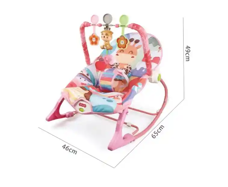 Silla Mecedora Musical Para Bebe 3 En 1 Gran Calidad