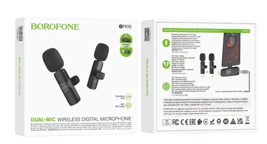 Microfono Inalambrico Doble