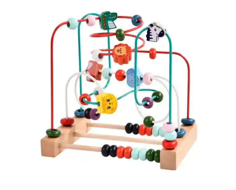 Juguete Abaco De Madera Juguete Didáctico Madera Niño/bebe