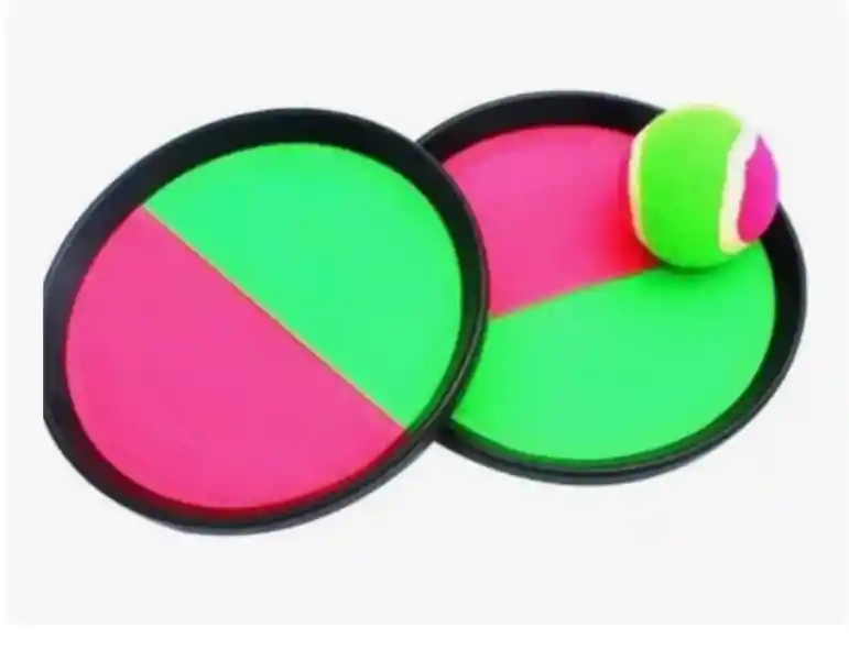 2 Paletas + Pelota Adhesiva Pegajoso Para Playa O Aire Libre