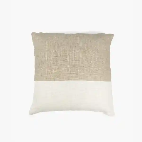 Cojín Dos Tonos Beige