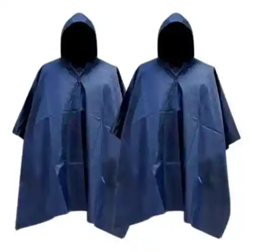 Pack X2 Poncho O Capa De Agua Para Lluvia