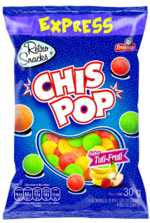 Cereal Horneado De Sabores Frutales Chis Pop Tutti Frutti Evercrisp 30g ...