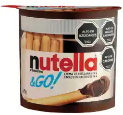 Crema De Avellanas Nutella Con Palitos De Pan 52 G