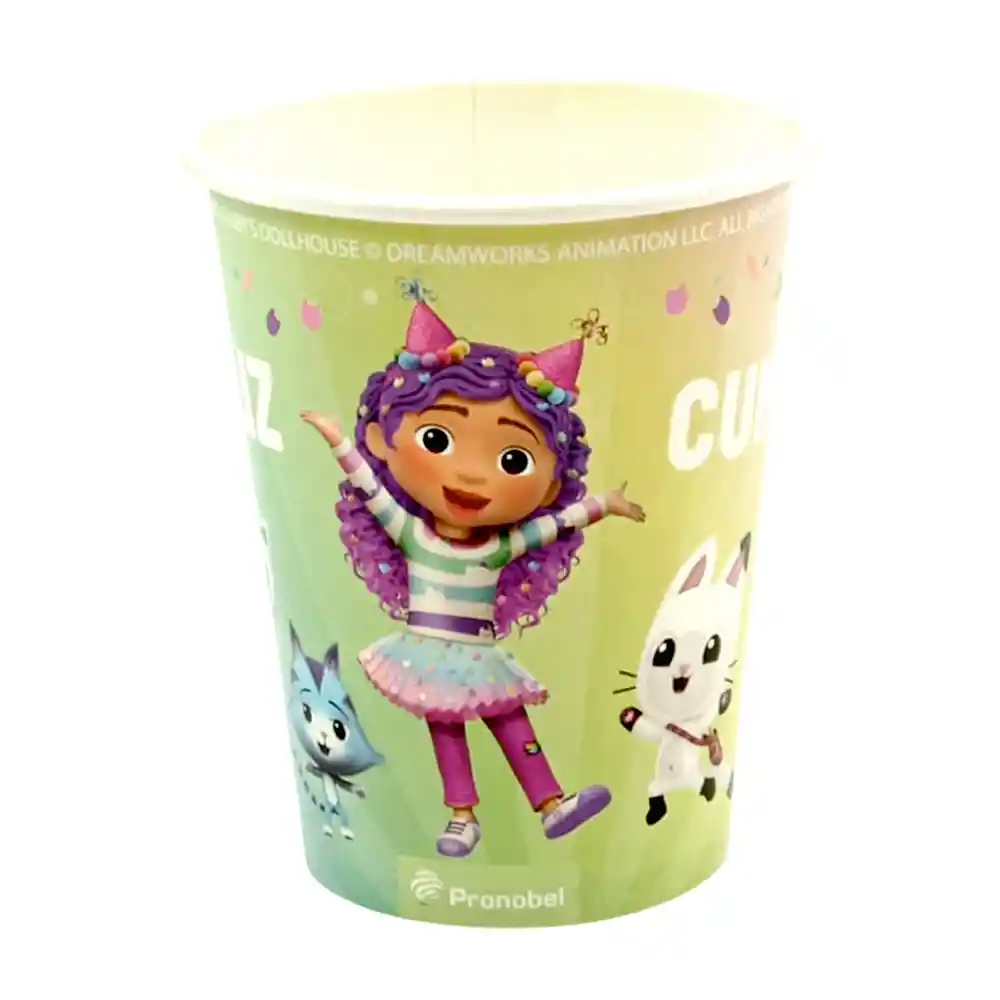 Vaso La Casa De Gabby 6 Unidades