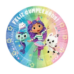 Plato La Casa De Gabby 6 Unidades