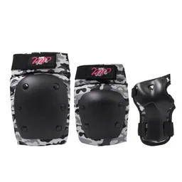 Set De Protecciones Misspatines Camo Black Talla M
