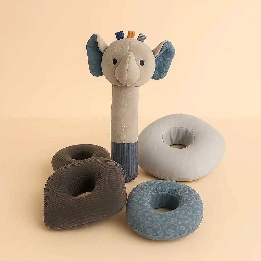 Elefante De Peluche Apilable Mr Elmer