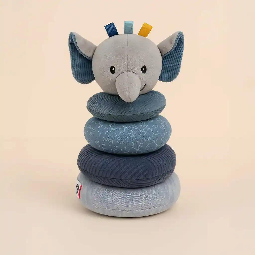 Elefante De Peluche Apilable Mr Elmer