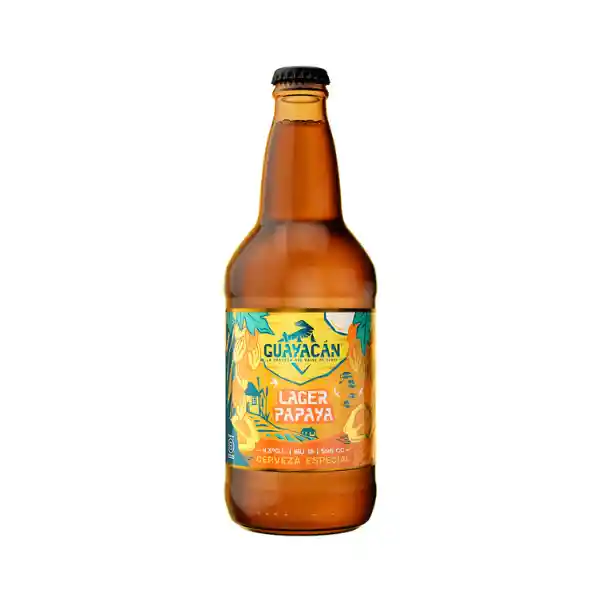 Cerveza Guayacan Lager Papaya 500 Cc