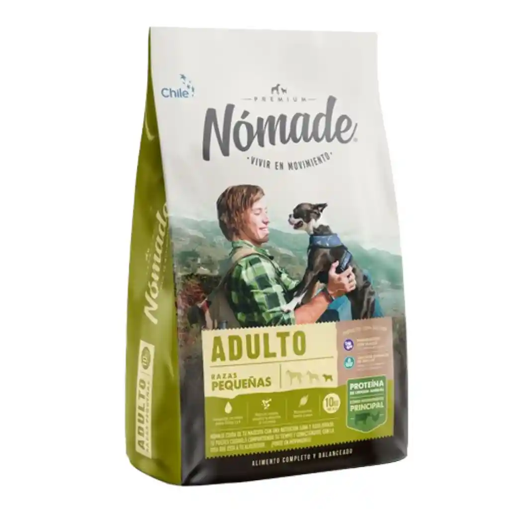 Nómade, Alimento Para Perros Adultos Raza Pequeña (3kg)