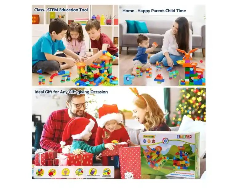 Juguete Niño Tobogan De Pelotas Bloques Construccion 170 Pcs