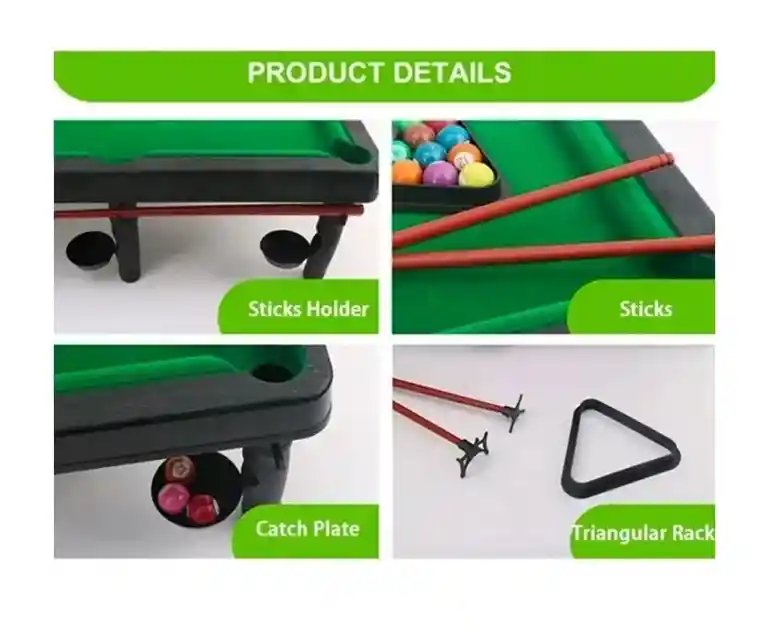 Mini Mesa De Pool Mesa De Billar Niños Juguete Juego De Mesa