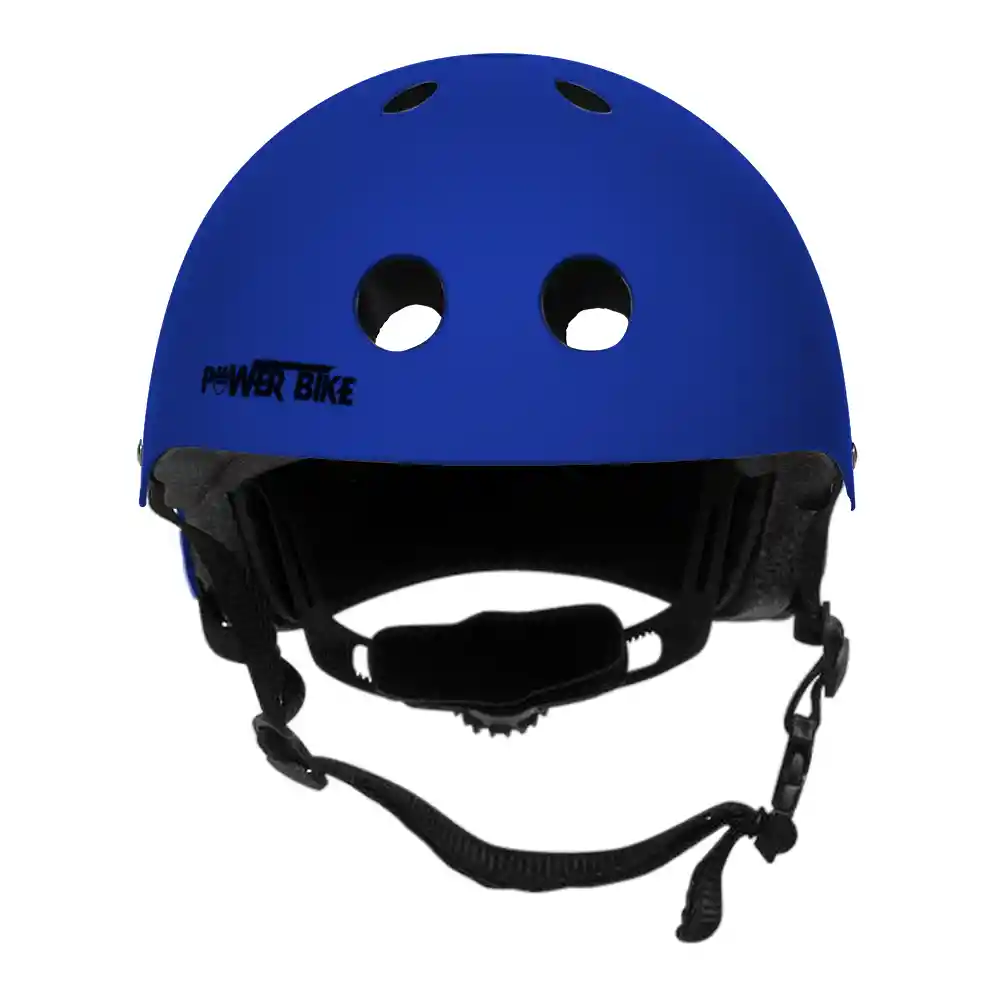 Casco Urbano Con Luz Powerbike Azul Talla M (57-59)