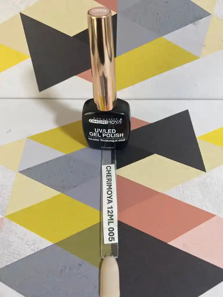 Gel Polish Nude Translucido #005 (beige Claro) 12 Ml Cherimoya