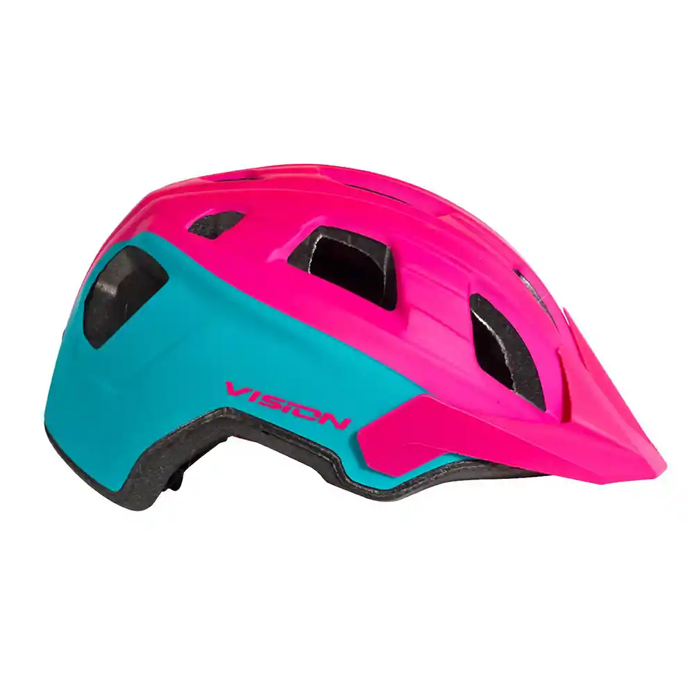 Casco Enduro Visión Fucsia/aquamarine Talla M (54-58)