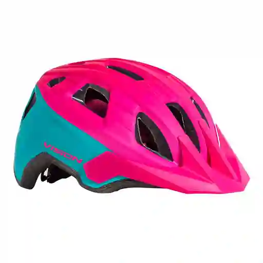 Casco Enduro Visión Fucsia/aquamarine Talla M (54-58)