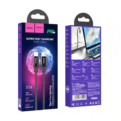 Cable Para Iphone Reforzado C A Lightning 20w