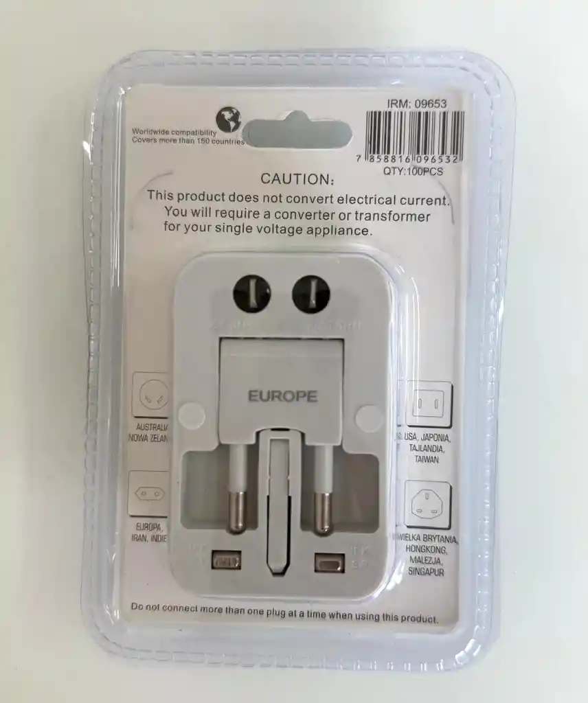 Adaptador Universal Internacional 09653