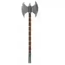 Hacha Doble Filo Valquiria 71cm 1,4 Kg Metal Madera