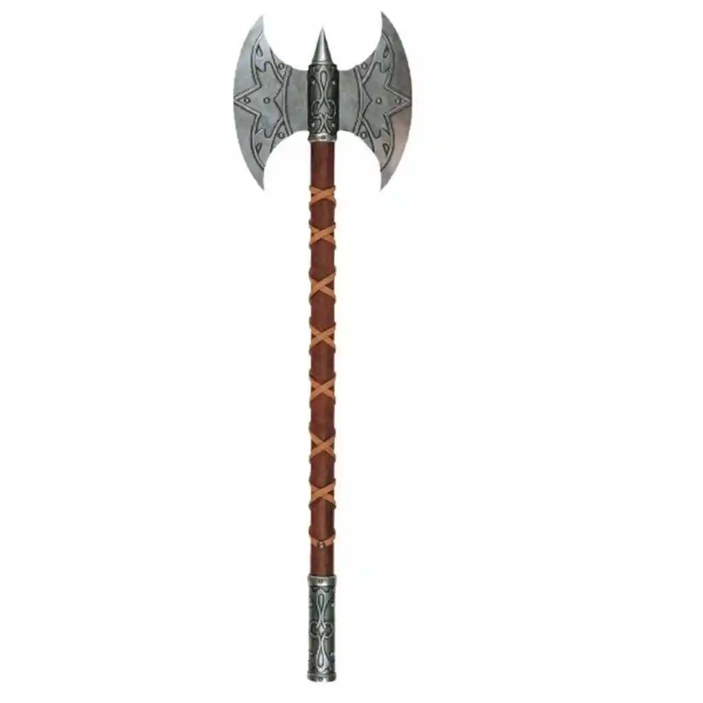 Hacha Doble Filo Valquiria 71cm 1,4 Kg Metal Madera