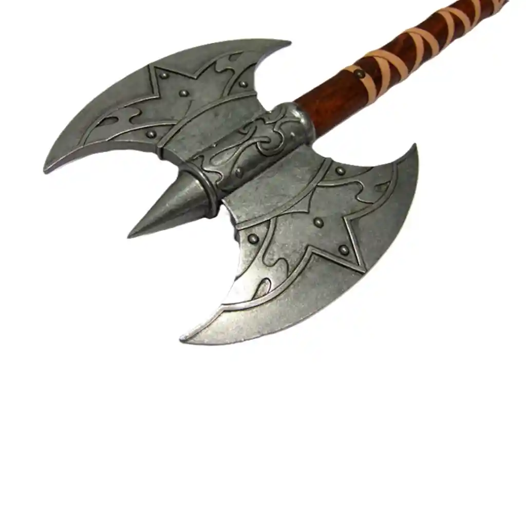 Hacha Doble Filo Valquiria 71cm 1,4 Kg Metal Madera