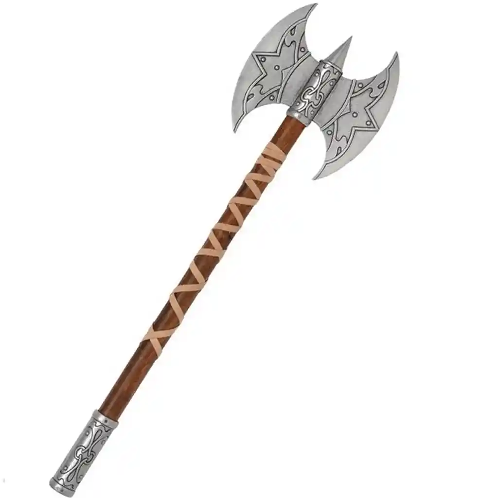 Hacha Doble Filo Valquiria 71cm 1,4 Kg Metal Madera