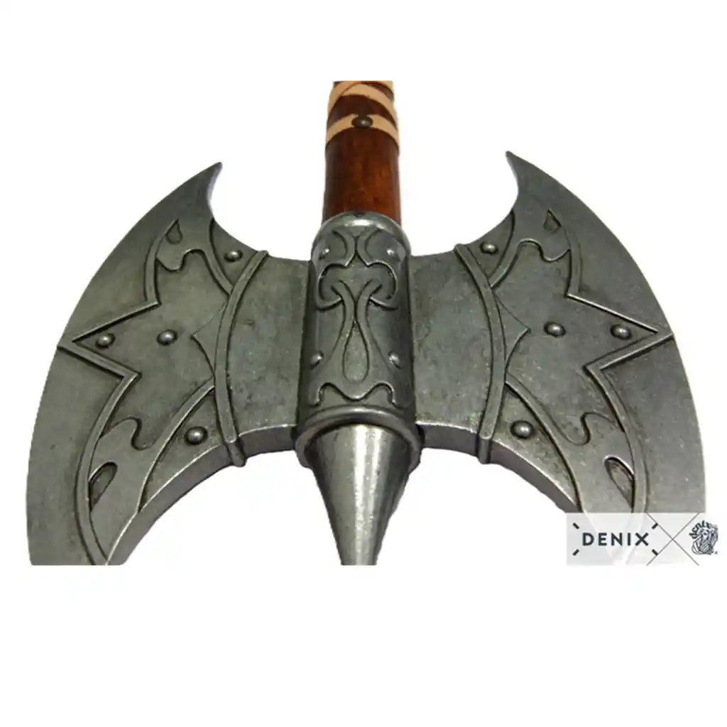 Hacha Doble Filo Valquiria 71cm 1,4 Kg Metal Madera
