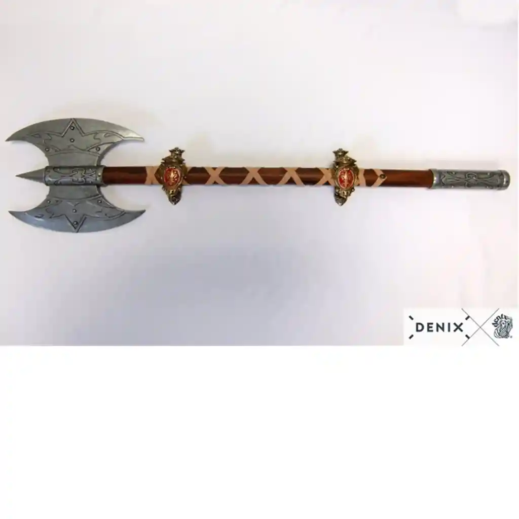 Hacha Doble Filo Valquiria 71cm 1,4 Kg Metal Madera