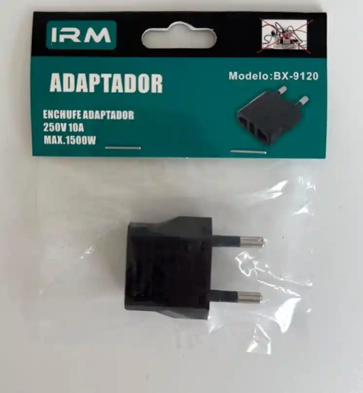 Adaptador Americano Negro