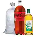 Promo Pisco Alto 1l + Coca Zero 3l + 1kg Hielo