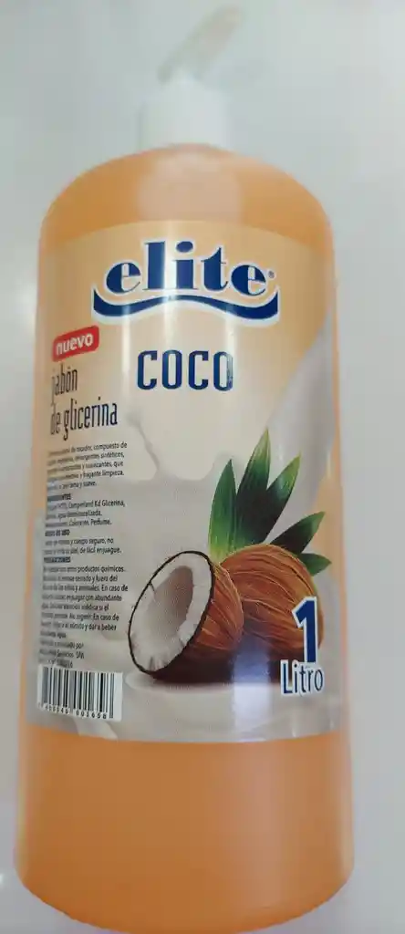 Jabon De Glicerina Coco Liquido X 1 Litro