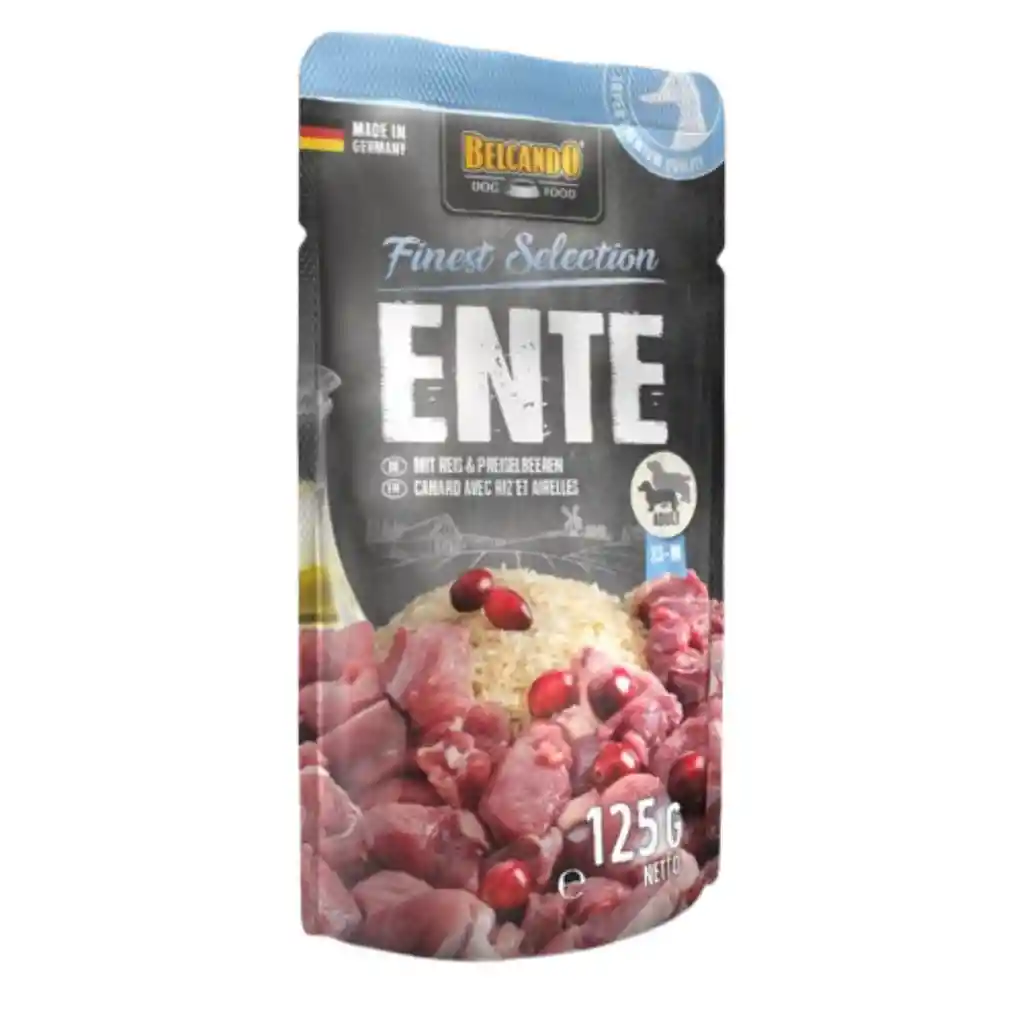 Belcando, Alimento Húmedo Para Perros, Pato/arroz Y Arándanos (125g)