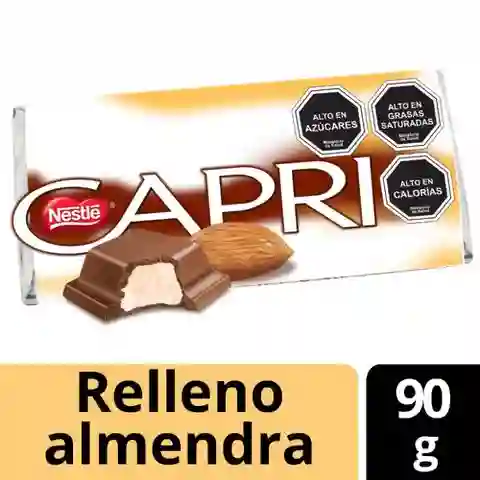 3 x Chocolate Capri 90 g Almendra