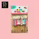 Set 10 Sombrillas Decorativas Para Tragos Y Cócteles - ¡toque Festivo Y Único Regalos Chic!