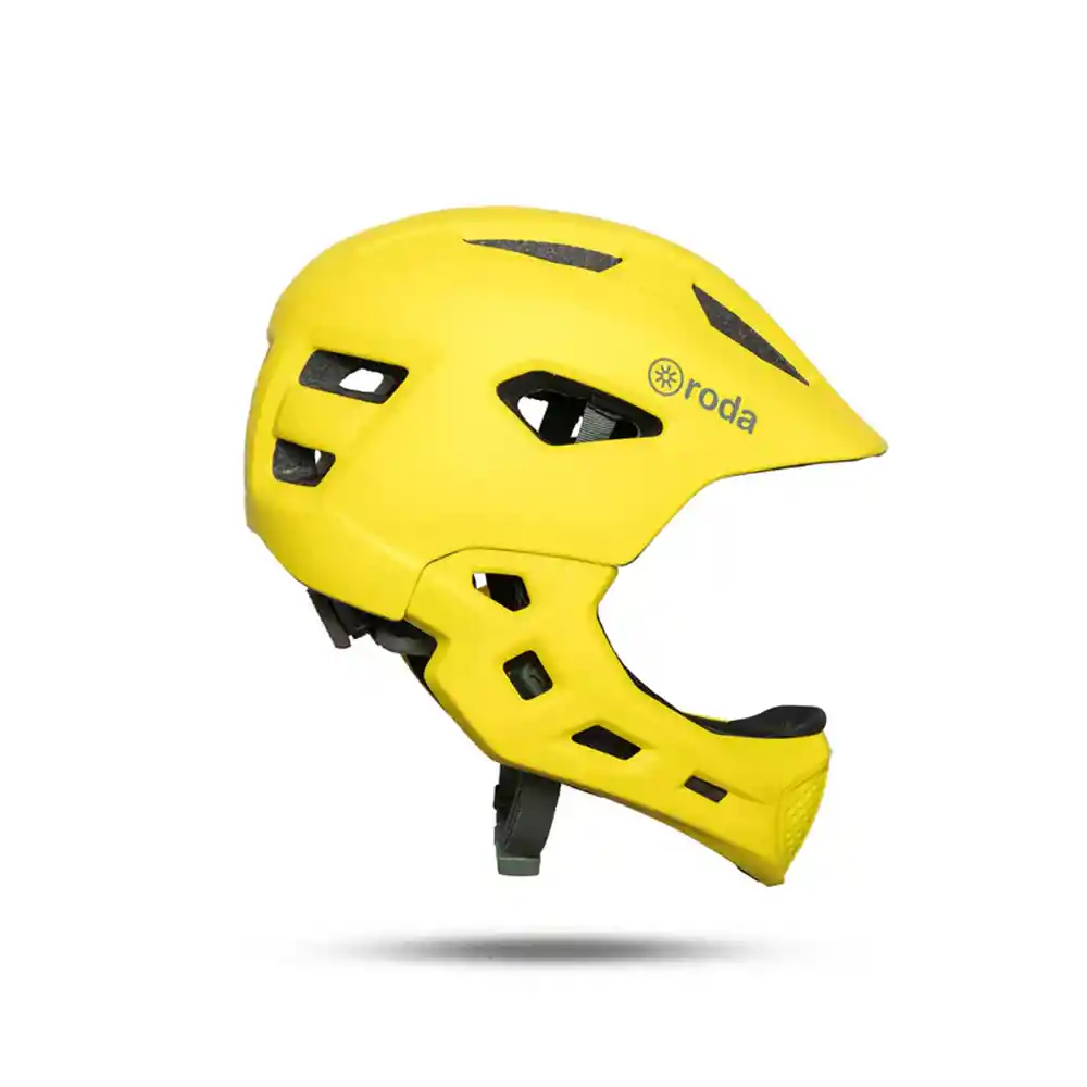 Casco Integral Roda Amarillo Talla: Xs (49-54)