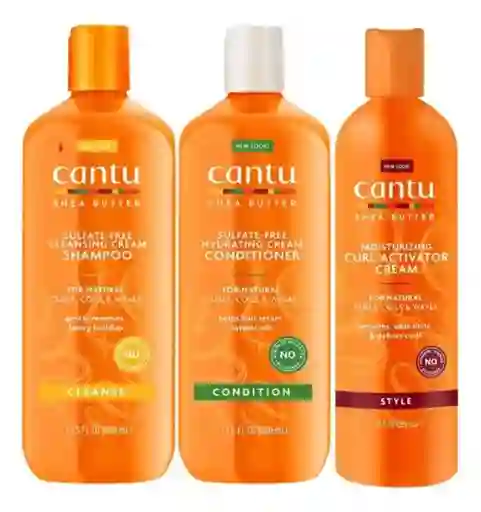 Pack Cantu Shampoo + Acondicionador + Activador De Rizos