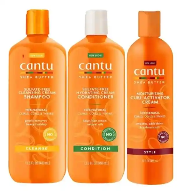 Pack Cantu Shampoo + Acondicionador + Activador De Rizos